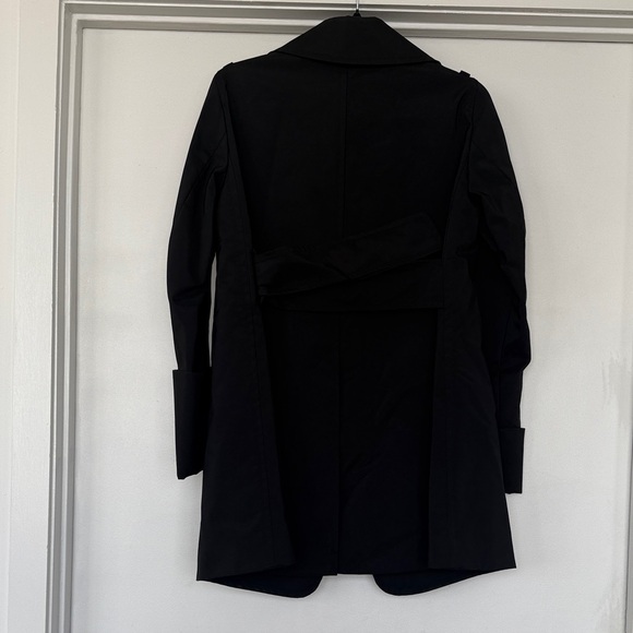 Celine Black Trench Coat for Women - Picture 3 of 5